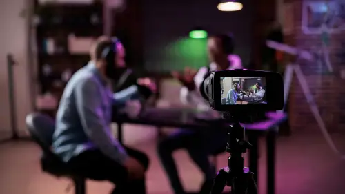 Медиакоманда ведет запись